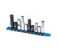 Titan - 10 Pc. 1/4 In. E 3/8 In. Dr. 10 Mm Socket Set (68660)