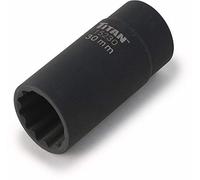 Titan Tools 15230 30 mm 1/5,1 cm Drive 12 Point Axle nut socket, 15230