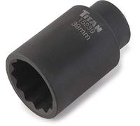 Titan Tools 15230 30 mm 1/5,1 cm Drive 12 Point Axle nut socket, 15239