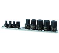 Titan Tools 16141 Low Profile Stubby - Set di Chiavi esagonali da 9 Pezzi
