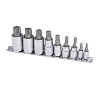 Titan Tools 16144 Triple Square bit socket set - 9 pezzi