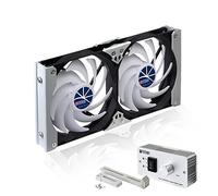 Titan TTC-SC09TZ(B) Multiuso Ventilazione Raffreddamento Frigorifero Ventola, 12cm Lunghezza