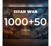 Titan War - 1000 +50 Tokens Direct Top-Up - GLOBAL