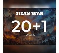 Titan War - 20 +1 Tokens Direct Top-Up - GLOBAL