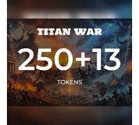 Titan War - 250 +13 Tokens Direct Top-Up - GLOBAL