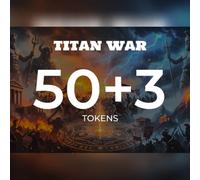 Titan War - 50 +3 Tokens Direct Top-Up - GLOBAL