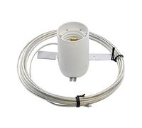 Titania Cablaggio E27 bianco plastica cavo 3 m