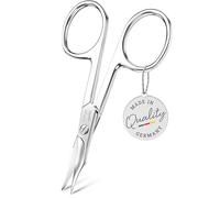 TITANIA Forbici per unghie solingen con punta a torretta (9,5 cm) • forbicina extra affilata e sottile per unghie e cuticole • forbici professionali per manicure e pedicure • Made in Germany