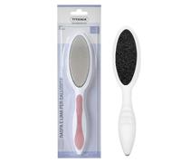 Titania Lima Bifaccia/Raspa Manico Soft Touch - Lima per unghie