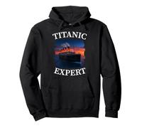 Titanic Expert RMS Titanic Boat Nave da Crociera oceanica Icebearg Felpa con Cappuccio