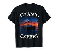 Titanic Expert RMS Titanic Boat Nave da Crociera oceanica Icebearg Maglietta