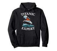 Titanic Expert RMS Titanic Ship - Nave storica Marittima Felpa con Cappuccio