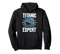 Titanic Expert RMS Titanic Ship - Nave storica Marittima Felpa con Cappuccio
