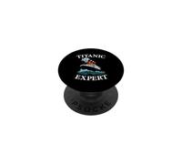 Titanic Expert RMS Titanic Ship - Nave storica marittima PopSockets PopGrip Adesivo