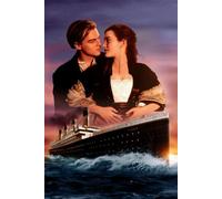 Titanic Film Leonardo Caprio Kate Winslet Poster Stampa Art Misura A1/A2/A4 (
