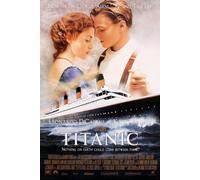 Titanic Film Leonardo Di Caprio Kate Winslet Poster Stampa Art Misura A1/A2/A4