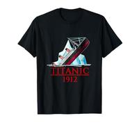 Titanic Iceberg Regalo Voyage RMS Titanic 1912 Maglietta