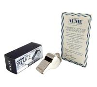 Titanic Mates Whistle 58 White Star Line nichelato certificato autenticità