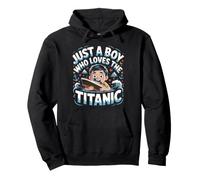 Titanic per Bambini Solo Un Ragazzo Che AMA l'RMS Titanic Felpa con Cappuccio