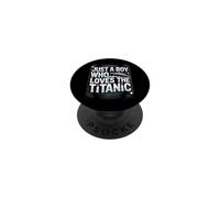 Titanic per bambini Solo un ragazzo che ama l'RMS Titanic PopSockets PopGrip Adesivo