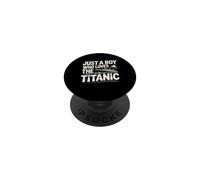 Titanic per bambini Solo un ragazzo che ama l'RMS Titanic PopSockets PopGrip Adesivo