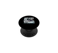 Titanic per bambini Solo un ragazzo che ama l'RMS Titanic PopSockets PopGrip Adesivo