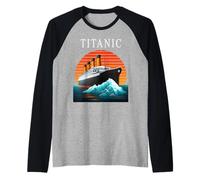 Titanic per Bambini, Vintage, 1912, Storia, COMMEMORATIVO #14 Maglia con Maniche Raglan