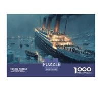 Titanic - Puzzle 1000 Pezzi, Vintage Ship, Intrattenimento Creativo, Per Adulti E Bambini A Partire Da 12 Anni | 70x50cm/1000pcs | Regalo Classico