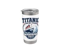 Titanic Swim Team 1912 Parodia campione di immersioni profonde Bicchiere termico in acciaio inox doppia parete