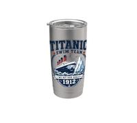 Titanic Swim Team 1912 Parodia campione di immersioni profonde Bicchiere termico in acciaio inox doppia parete