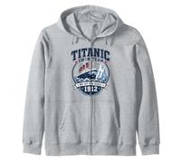 Titanic Swim Team 1912 Parodia Campione di Immersioni Profonde Felpa con Cappuccio