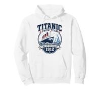Titanic Swim Team 1912 Parodia Campione di Immersioni Profonde Felpa con Cappuccio