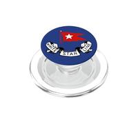 Titanic White Star Line Red Flag Star Logo (tasca anteriore) PopSockets PopGrip per MagSafe