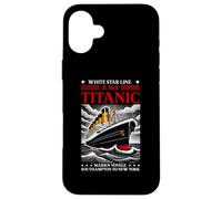 Titanic White Star Line RMS Ship Boat Stuff Ragazzi Bambini Uomini Custodia per iPhone 16 Plus