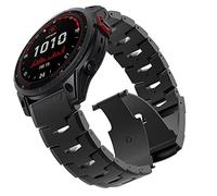 Titanio Cinturino Fenix 6X, 26mm Braccialetto Titanio Cinturino per Fenix 6X/Fenix 6X Pro/Fenix 6X Sapphire/Fenix 3/Fenix 3 HR/Fenix 5X/Fenix 5X Plus/Fenix 7X/Fenix 7X Solar/Fenix 7X Sapphire Solar