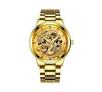 Titanio Dive Watch Gents Orologio al quarzo inossidabile, F, misura unica