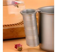 Titanio Rete Tè Infusore Cestino Tè Colino Teiera Foglia Spice Tè Coppa Filtri