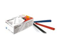 TITANIUM 50 dorsi plastici 21 anelli 25mm nero titanium
