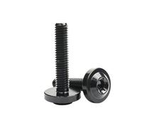 Titanium Bolt M4 M5 M6 M8 Head Screw For Part Modification Fastener Length10/15/20/25/30/35/40/45/50/55/60mm 1Pcs(Black,M4x25mm)