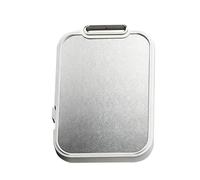 Titanium Cutting Board, Double Sided Chopping Board, Metal Cutting Non Slip Base, Food Preparation Home Setup and Meal Prep, Bistecca Bread Fruit Vegetable Salumi Countertop