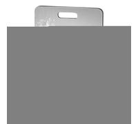 Titanium Cutting Board, Double Sided Chopping Mat, Small Hangable Kitchen Board, Meat Fruit Prep, Lightweight for Cooking Home Housewarming Wedding Picnic RV Camping Outdoor Use, Silver Color