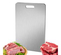 Titanium Cutting Board Lightweight, Double Sided Chopping Mat Precision Slicing, Small Hangable Tray for Meat Fruit Prep, Kitchen Cooking Housewarming Picnic Wedding Rv Camping Use