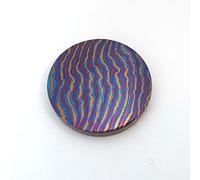 Titanium Damascus edc Coin, Handmade Timascus Coin, Mokuti per Collezionisti commemorativi, Bellissimo Souvenir, Pezzo novità, Odds And Ends, Artigianato, Decorazioni di nicchia, Regali Pendenti