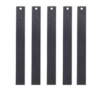Titanium Electrode, Ruthenium Iridium Coated Titanium Anode Plate 4.5 x 2.6 x 0.04 Inch for Electrochemical Applications and Swimming Pool Cleaning