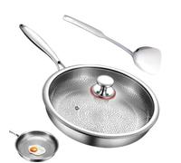 Titanium Frying Pan | Saute Omelette Steak Fish Pancake Baking Stir-Fry