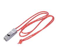 Titanium Survival Whistle - Key Chain Whistle with Lanyard | Ultralight Survival Gear Whistles | Outdoor Waterproof Equipment | Multifunctional Tool | Loud Survival Whistle for Hiking, Camping