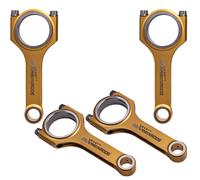 Titanized Connecting Rods Bielle for Audi A3 A4 A6 TT 1.8T ARP 2000 144mm/20mm