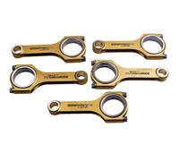 Titanized Connecting Rods Bielle for Volvo 850 T5 V70 S70 2.3L B5234T 5.492"