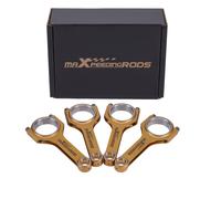 Titanized Connecting Rods Bielle for VW Audi A3 A4 A6 TT 1.8T ARP 144mm/20mm