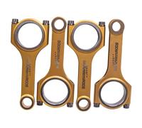 Titanized Connecting Rods Bielle for VW Audi A3 A4 A6 TT 1.8T ARP 144mm/20mm